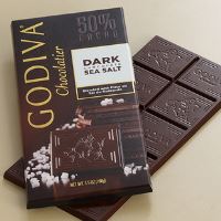 歌帝梵海鹽黑巧克力片