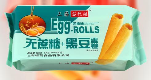 谷悅園奶油味黑豆無糖蛋卷