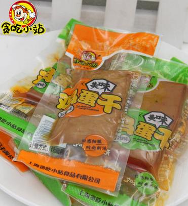 豆制品加盟排行優勢產品貪吃小站雞蛋干