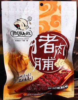 飄零大叔豬肉脯外包裝